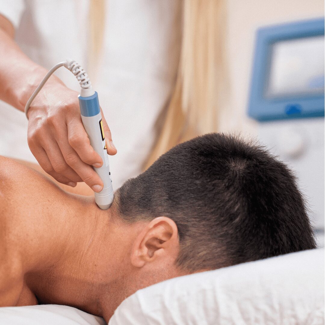 Laser Therapy on neck